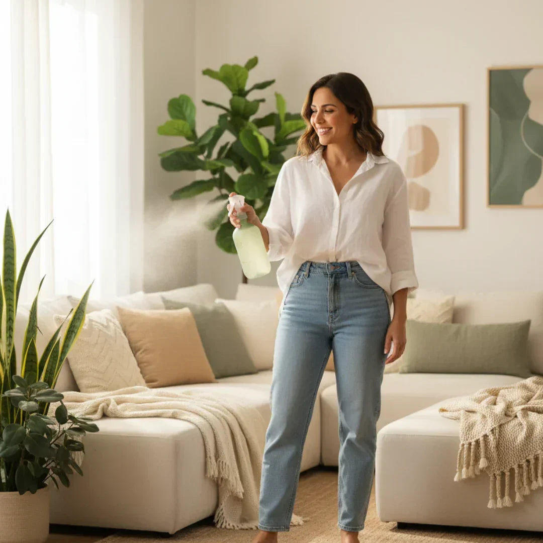 Laline Olive Babassu Room Mist - Natural Vegan Air Freshener for Home Vibes 500 ml LALINE