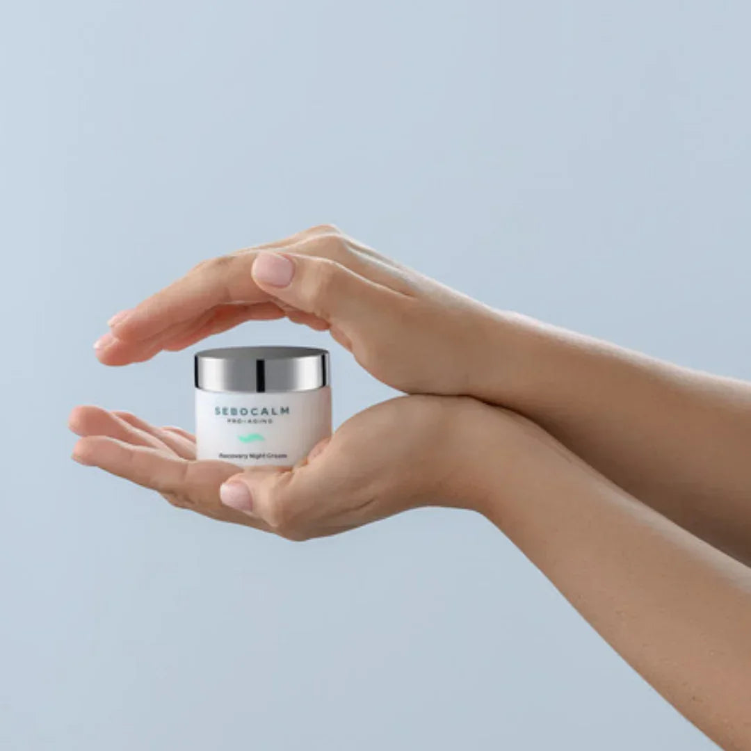 SeboCalm Innovation Recovery night cream enriched with collagen 50 ml Sebocalm for sensitive skin