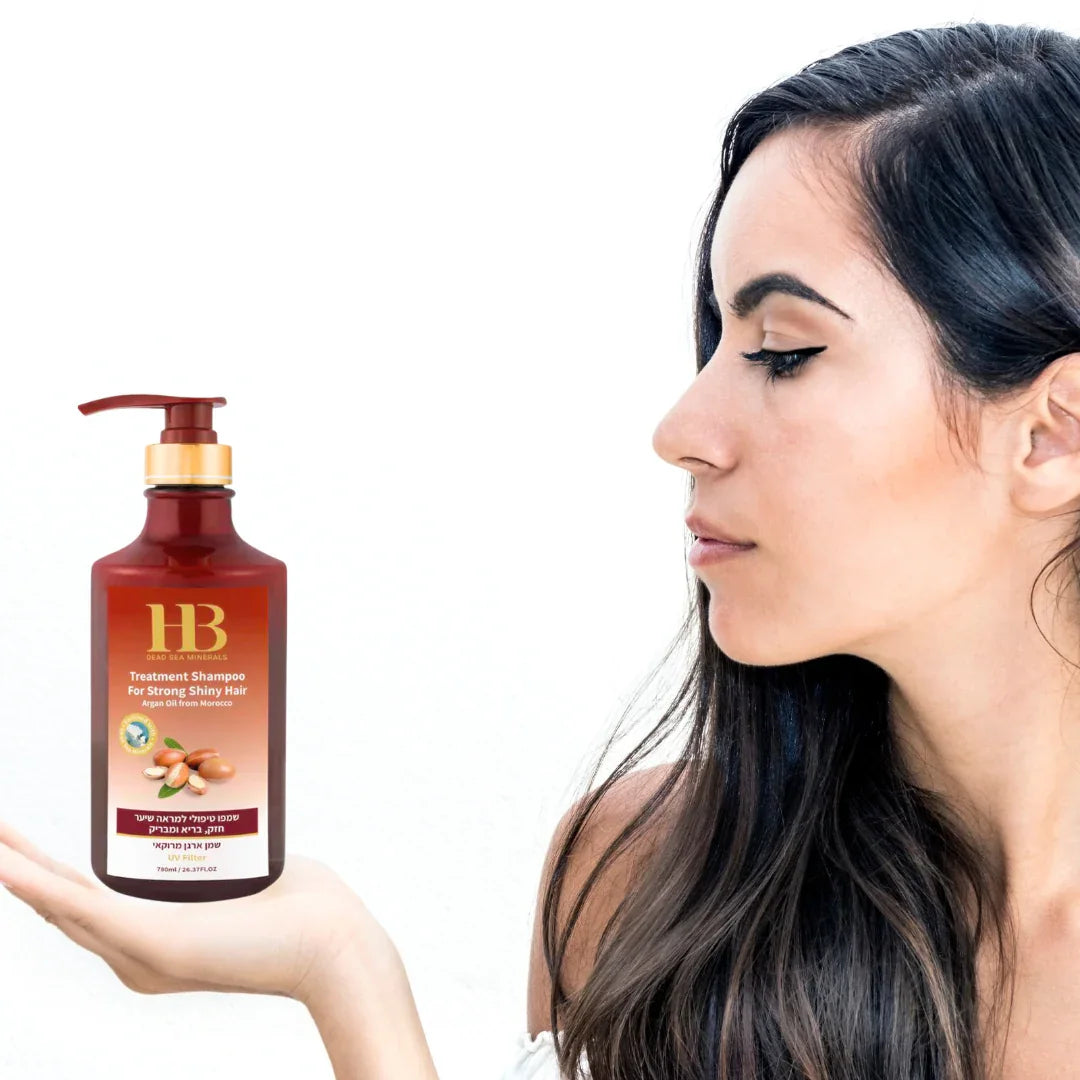 H&B Shampoo for dry and damaged hair with argan oil 780 ml Health & Beauty Dead Sea Minerals