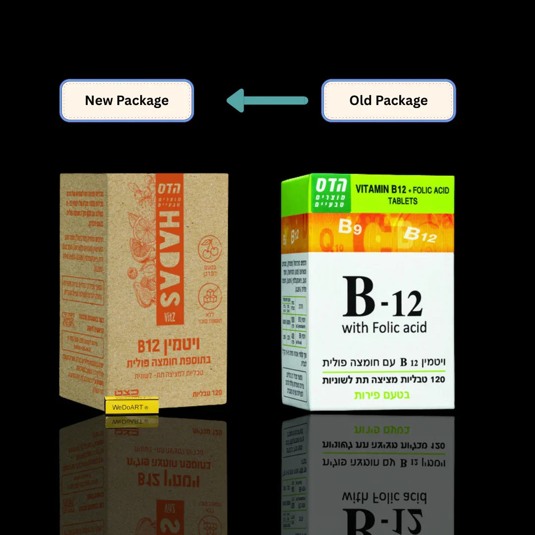 HADAS (Floris) Vitamin B12 plus folic acid 120 Tablets FLORIS