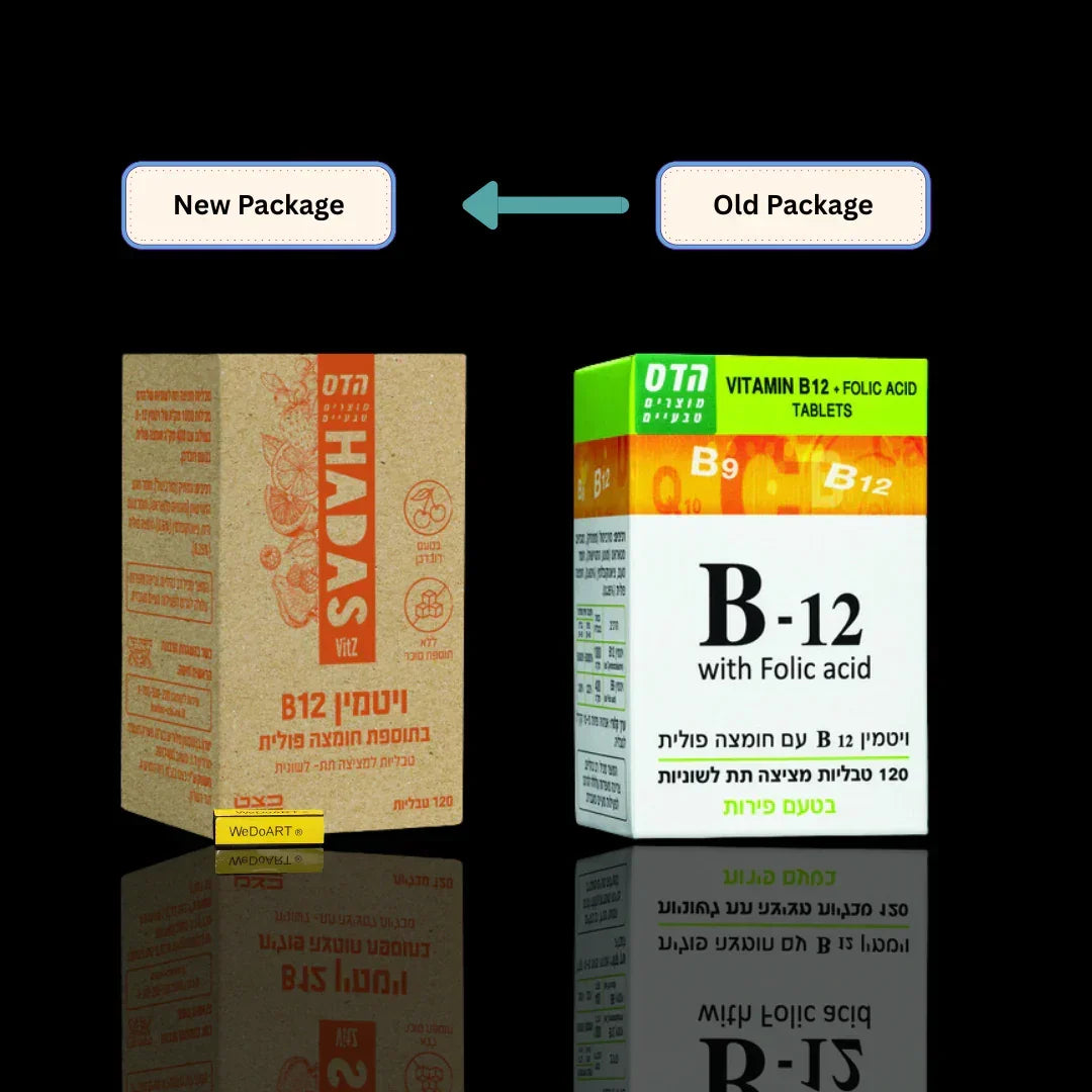 HADAS (Floris) Vitamin B12 plus folic acid 120 Tablets FLORIS