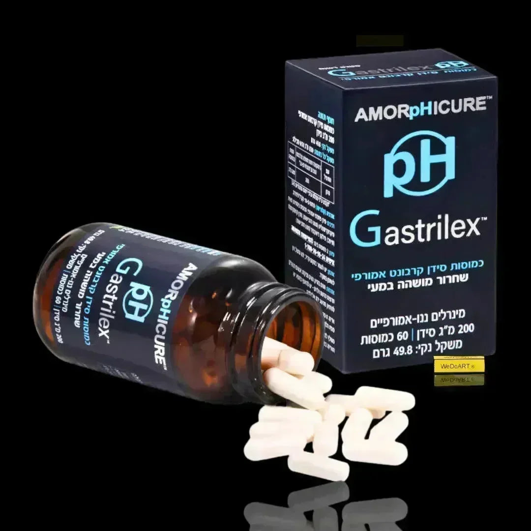 AMORPHICAL - pH Gastrilex – Kapseln mit amorphem Calciumcarbonat – 60 Kapseln AMORPHICAL
