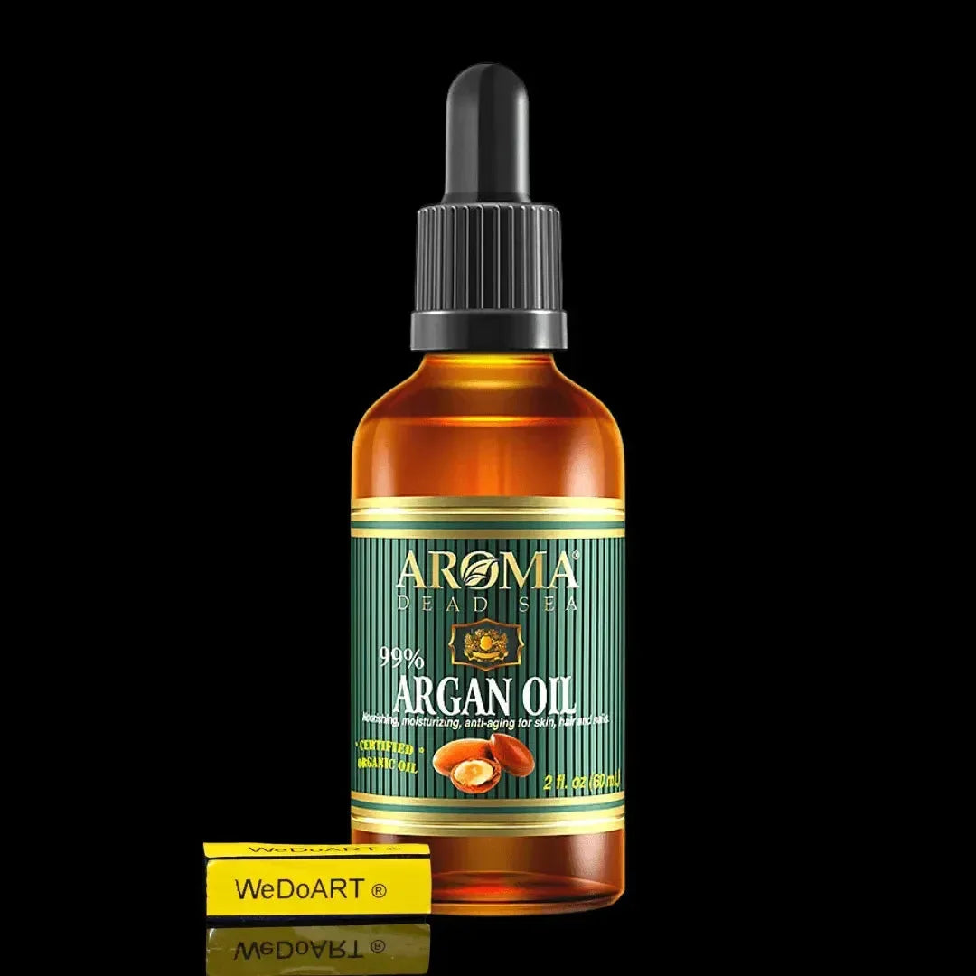 Argan Oil -Moroccan Oil 99% Pure 60 ml Aroma Dead Sea