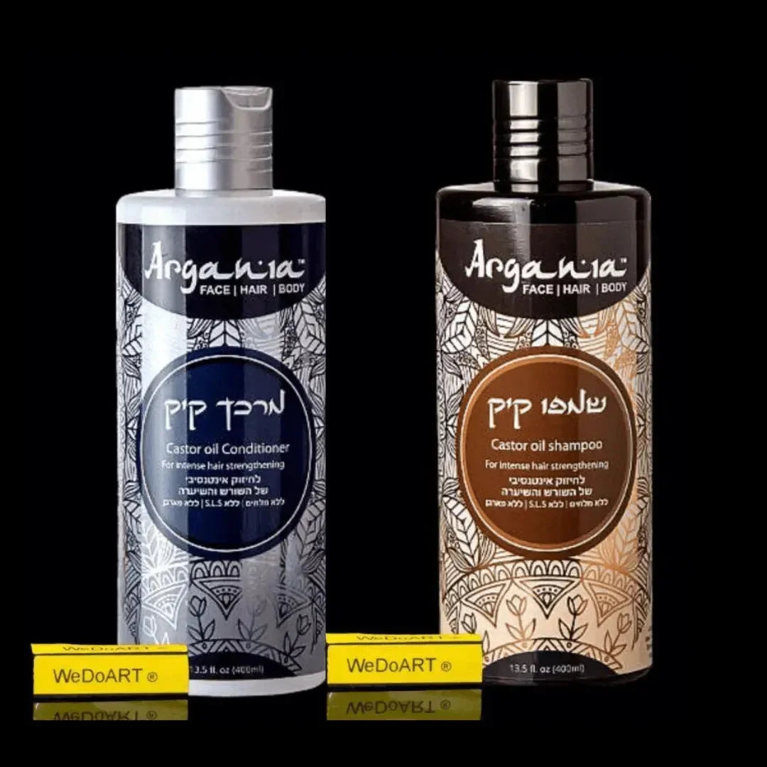ARGANIA Castor oil Shampoo + Conditioner 2x450 ml Argania Natural Materials