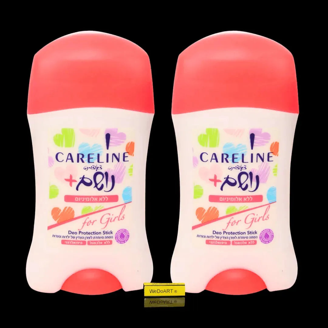 Careline -2 Sweet Kiss breathable deodorant stick for girls 50 ml (2x 50 ml) Careline