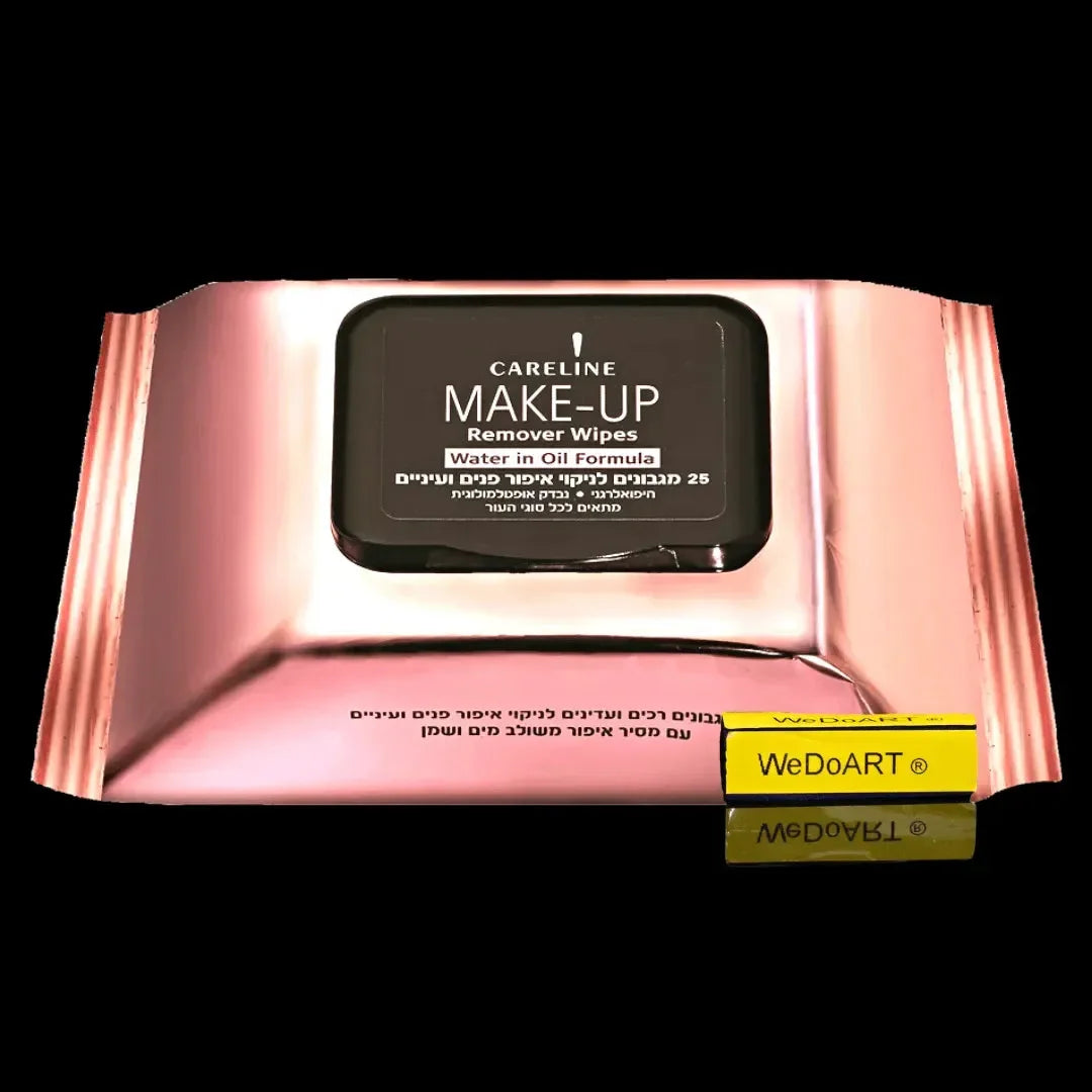 CARELINE Bi-phase wipes for removing make-up 25 units Careline