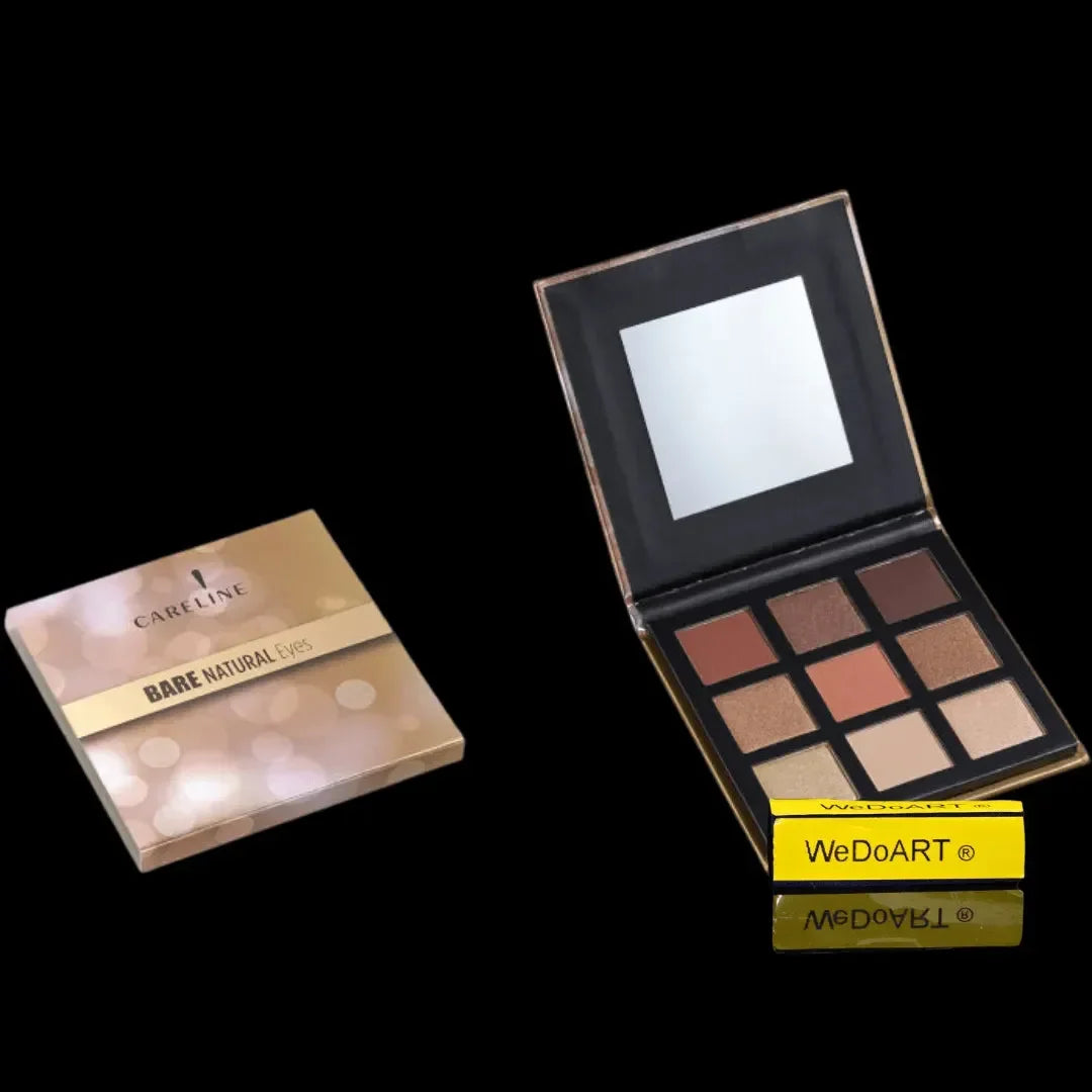 CARELINE Professional eyeshadow palette - NATURAL 9 units Careline