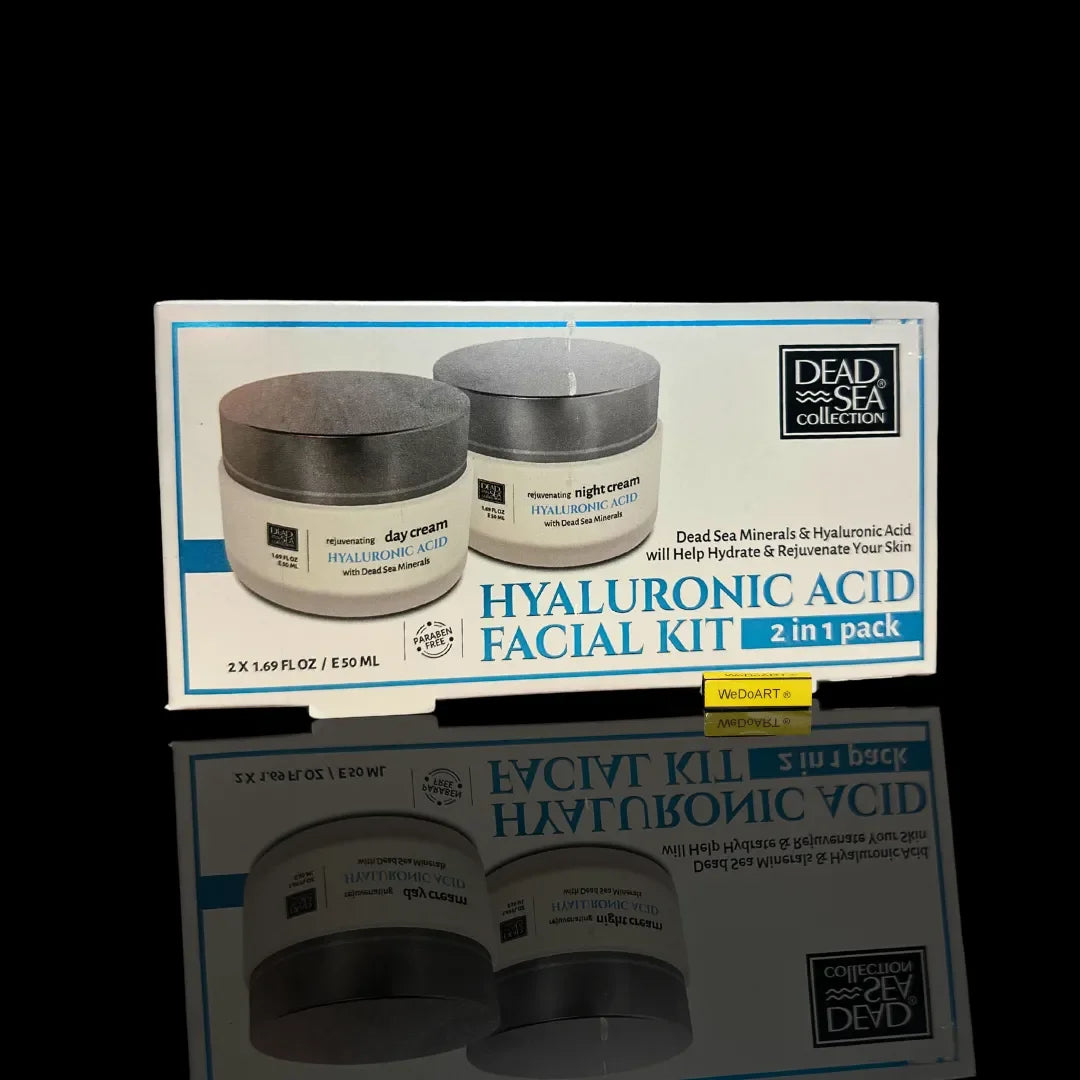 Dead Sea Collection Hyaluronic Acid Facial Kit 50 ml each (Day & Night Cream) Aroma Dead Sea