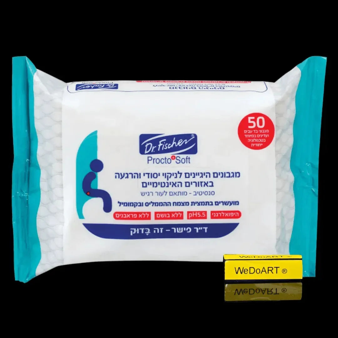 Dr. Fischer -Procto Soft 50 Hygienic wipes cleaning & soothing intimate areas Dr. Fischer