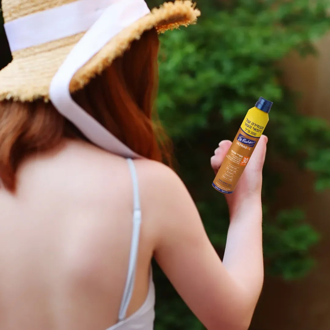 Dr. Fischer transparent sunscreen spray XL 300 ml bottle, second view