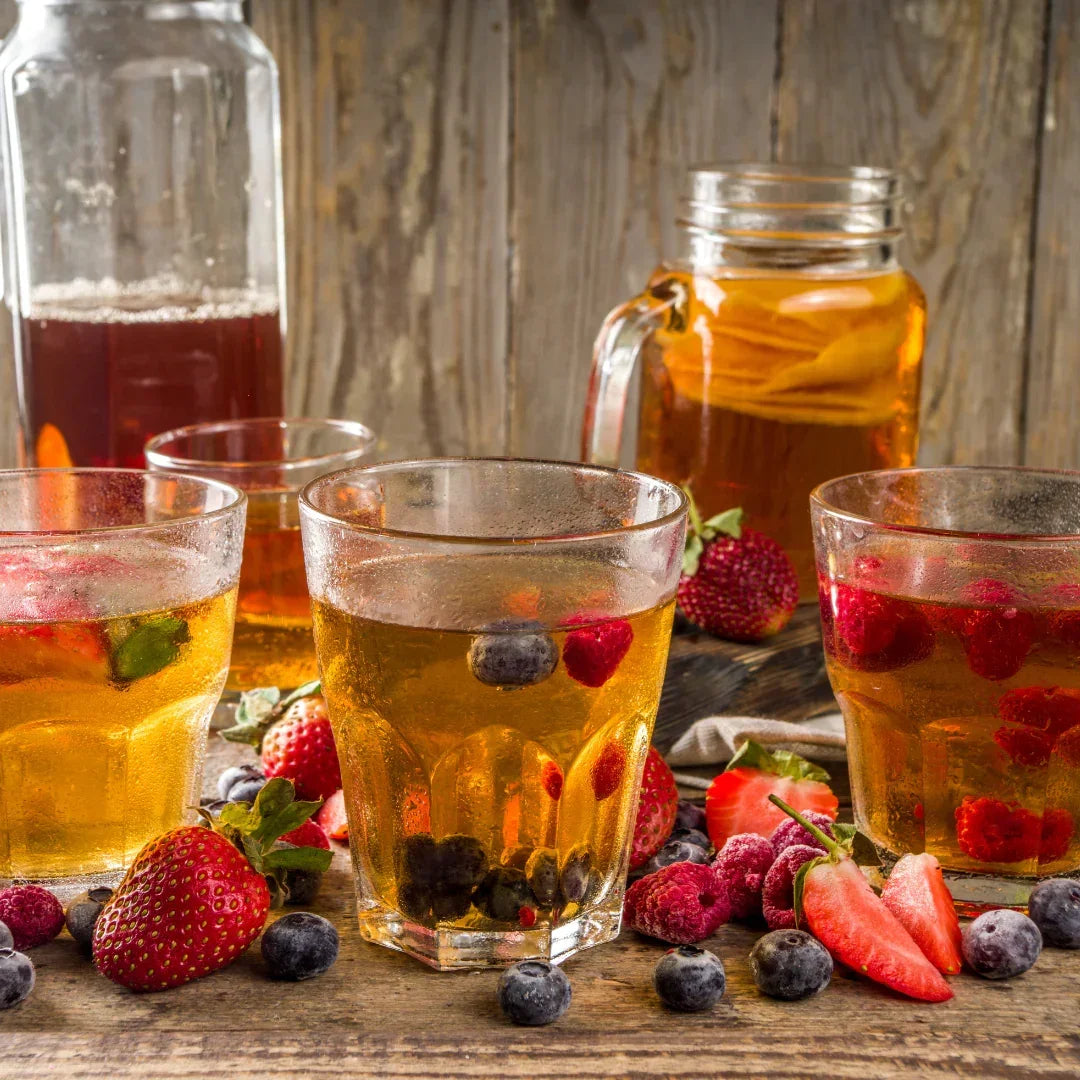 Dr. Kim Natural berries Tibetan tea pack with ingredients and brewing details