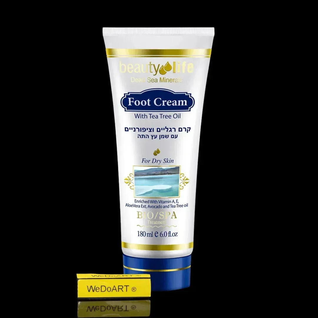 Foot & Nail Cream with Tea Tree Oil 180 ml Aroma Dead Sea