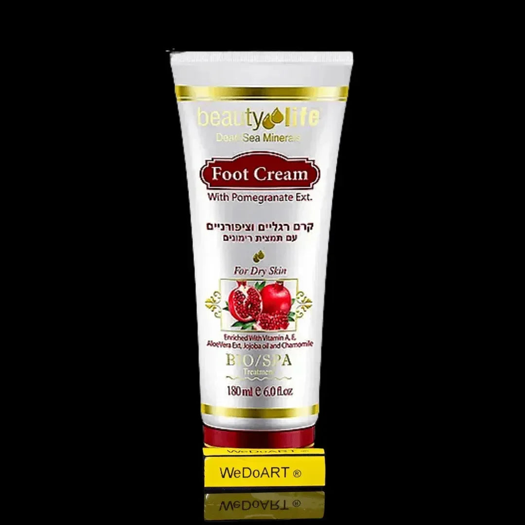 Foot Cream with Pomegranate Ext 180 ml Aroma Dead Sea