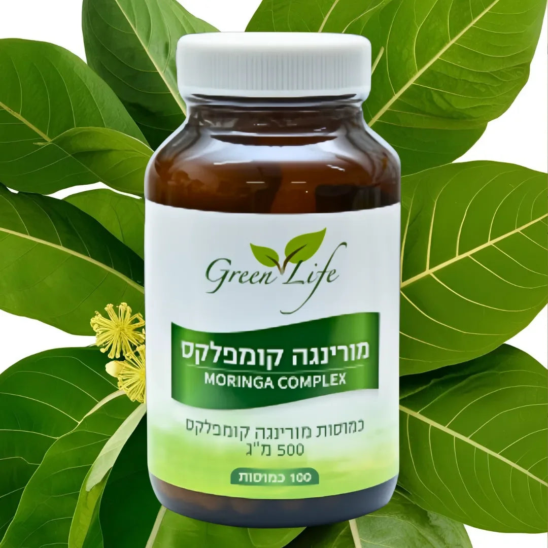 Green Life -Moringa Complex Plus Noni 100 Capsules Green Life
