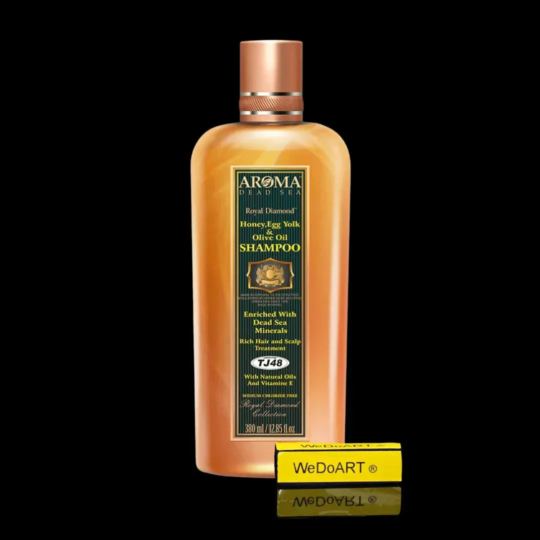 Honey & Egg yolk & Olive Oil Shampoo TJ48 380ml Aroma Dead Sea