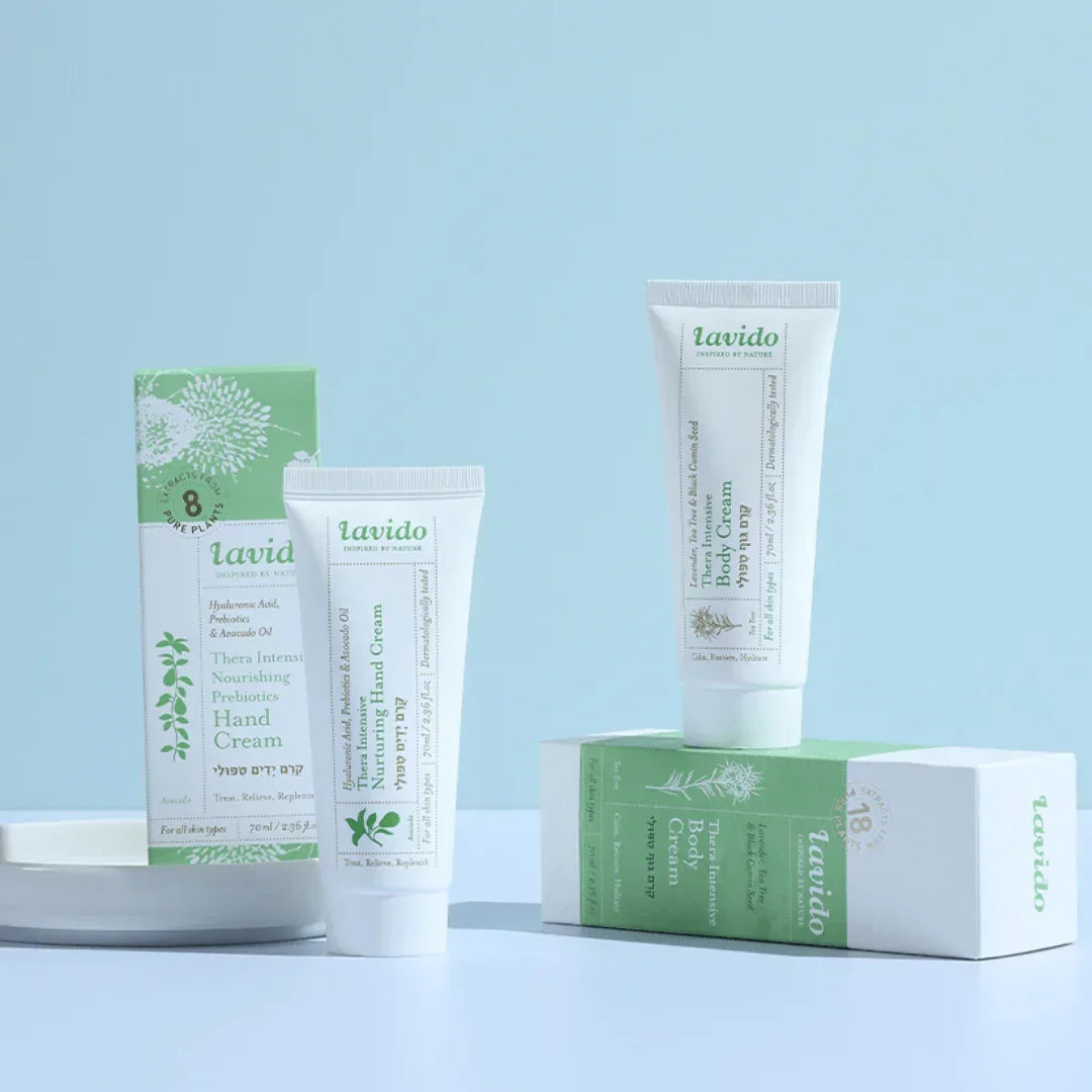 Lavido GreenAid prebiotic hand cream 70 ml shown in the product gallery