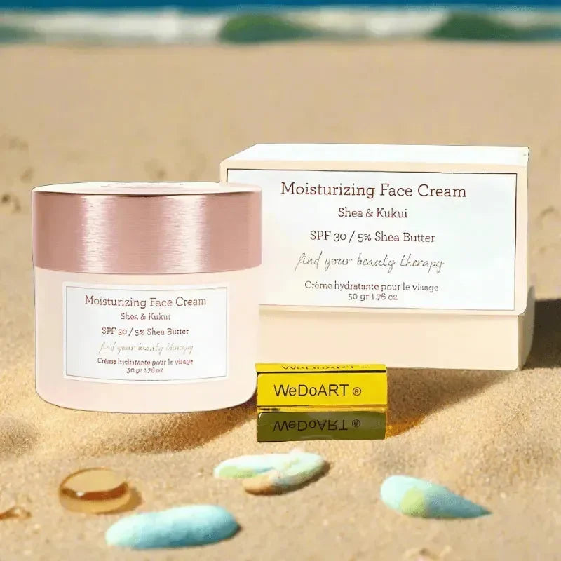 Moisturizing face cream 30 SPF Shea Kukui 50gr 1.76oz LALINE