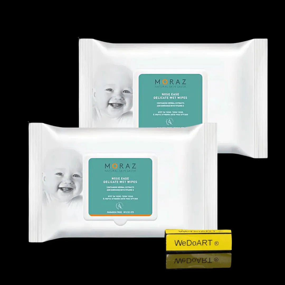 MORAZ -AFKAL wipes Gentle nasal wipes enriched with moisture 72 units MoraZ