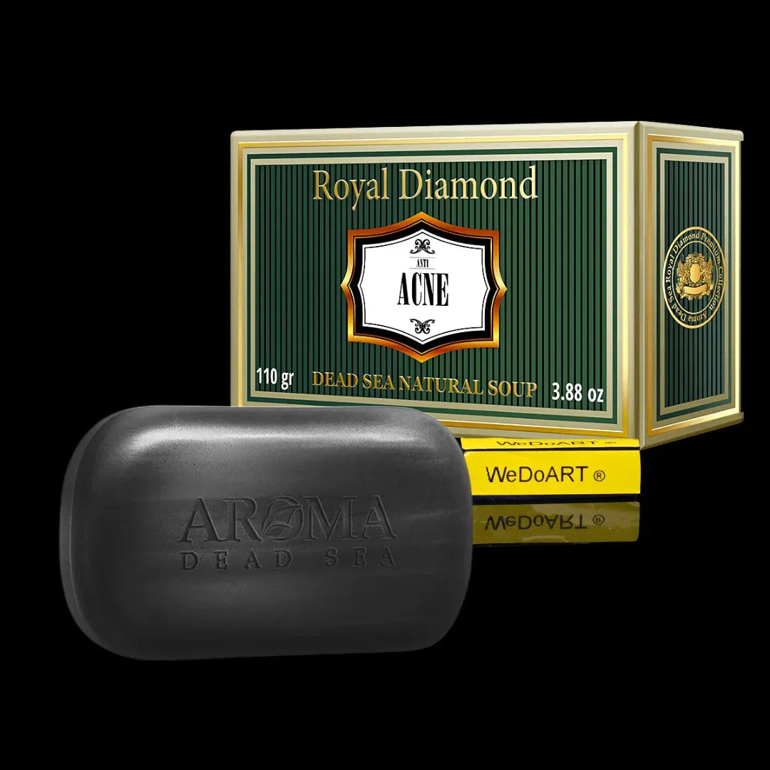 Natural Black Mud Anti Acne Soap 110 gr Aroma Dead Sea