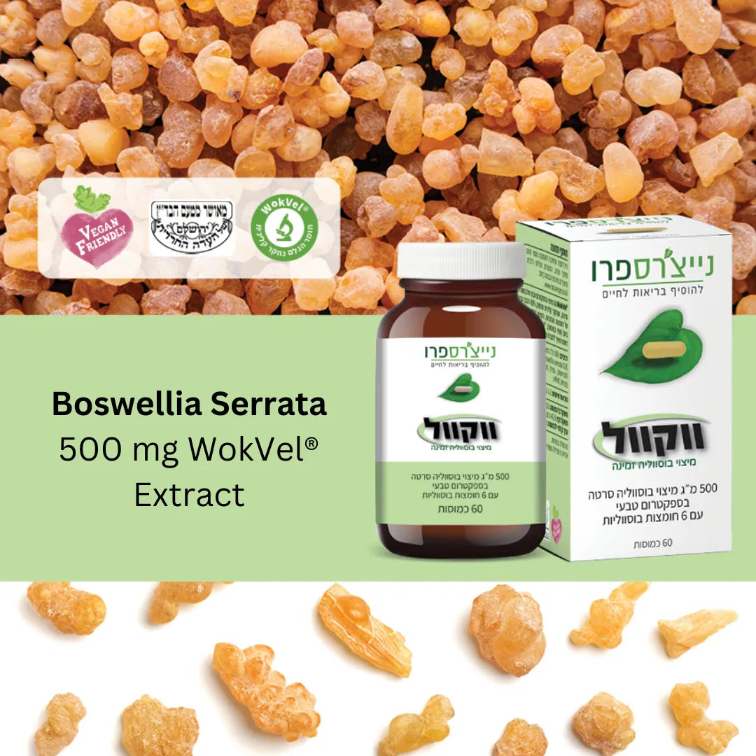 NATURE'S PRO 500 mg WokVel® Boswellia serrata extract 60 capsules NATURE'S PRO