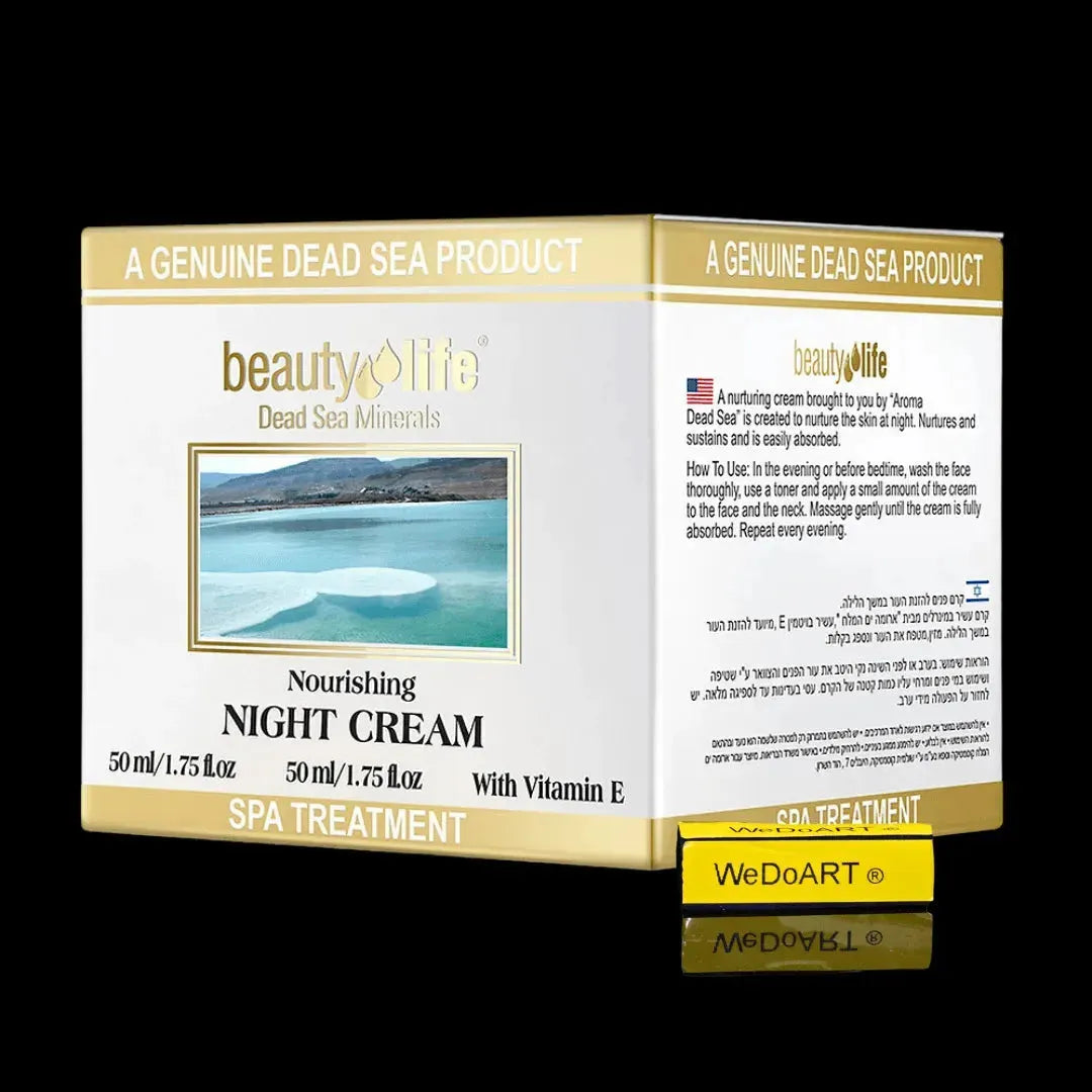 Nourishing Night Cream for all skin types 50 ml Aroma Dead Sea