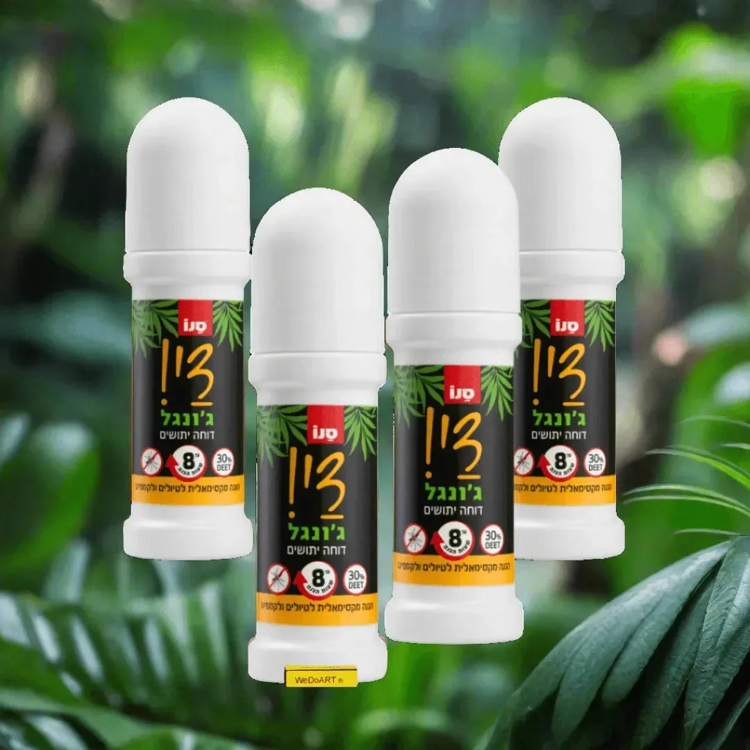 Sano Dai! Jungle roll-on mosquito repellent for hiking and camping 4 bottles 4x 50 ml SANO