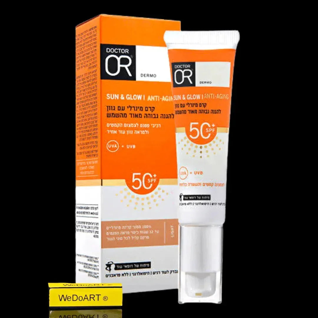 SUN & GLOW mineral anti-aging sunscreen Light shade +SPF50 30 ml Doctor Or