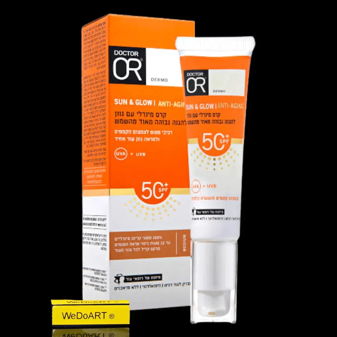 SUN & GLOW mineral anti-aging sunscreen medium shade +SPF50 30 ml Doctor Or