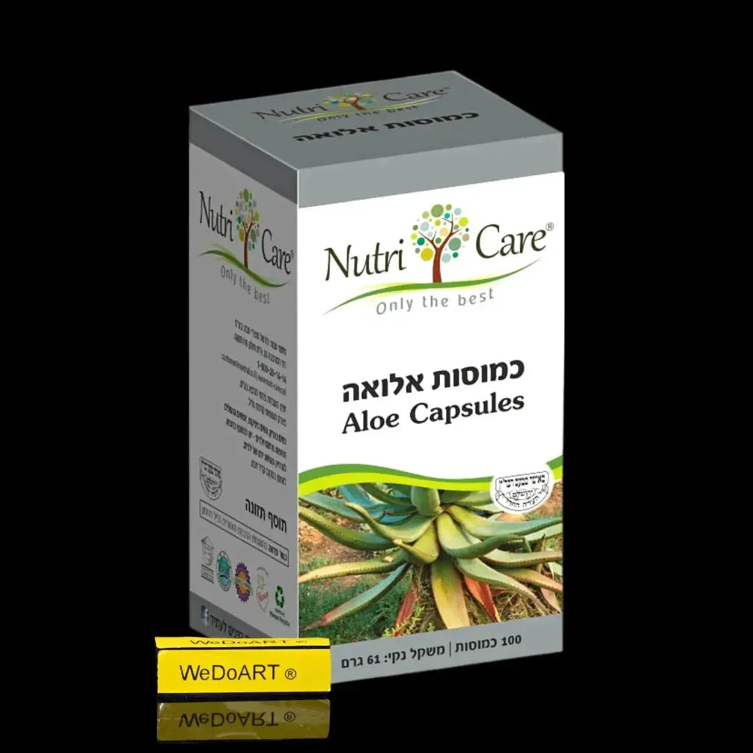 Aloe capsules - help with constipation 100 capsules Nutri Care