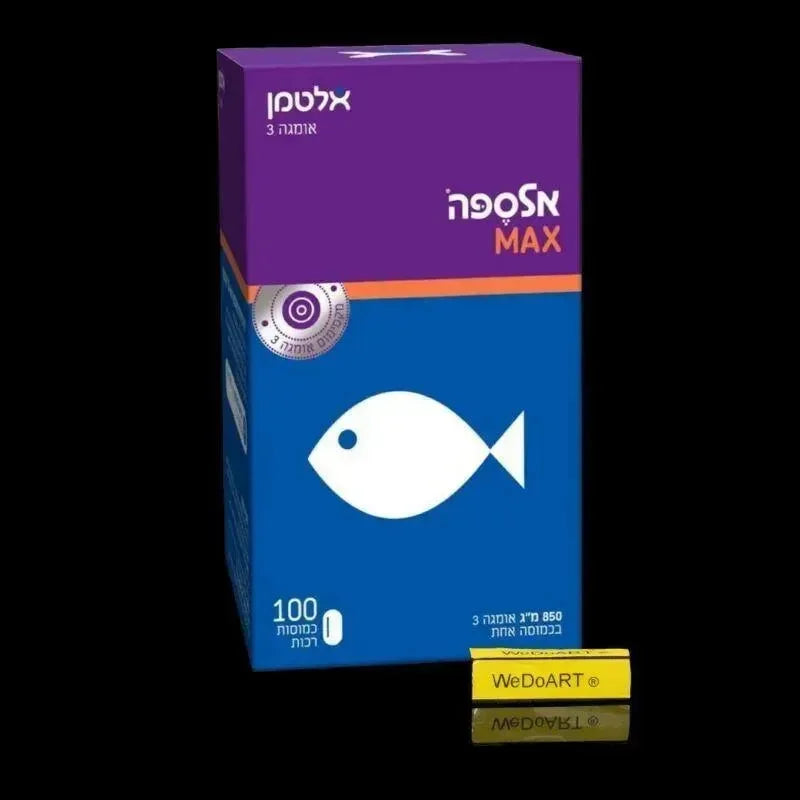 Alsepa Max 100 Capsules 850MG - Fatty Acids In Fish Oil Altman