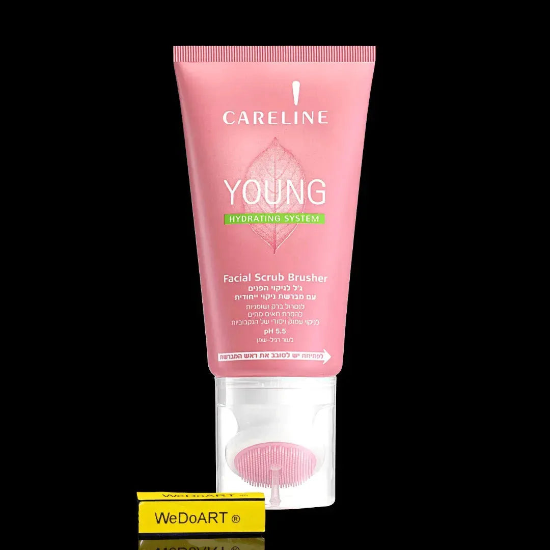 CARELINE YOUNG Facial cleansing gel with a unique cleansing brush 150 ml Careline
