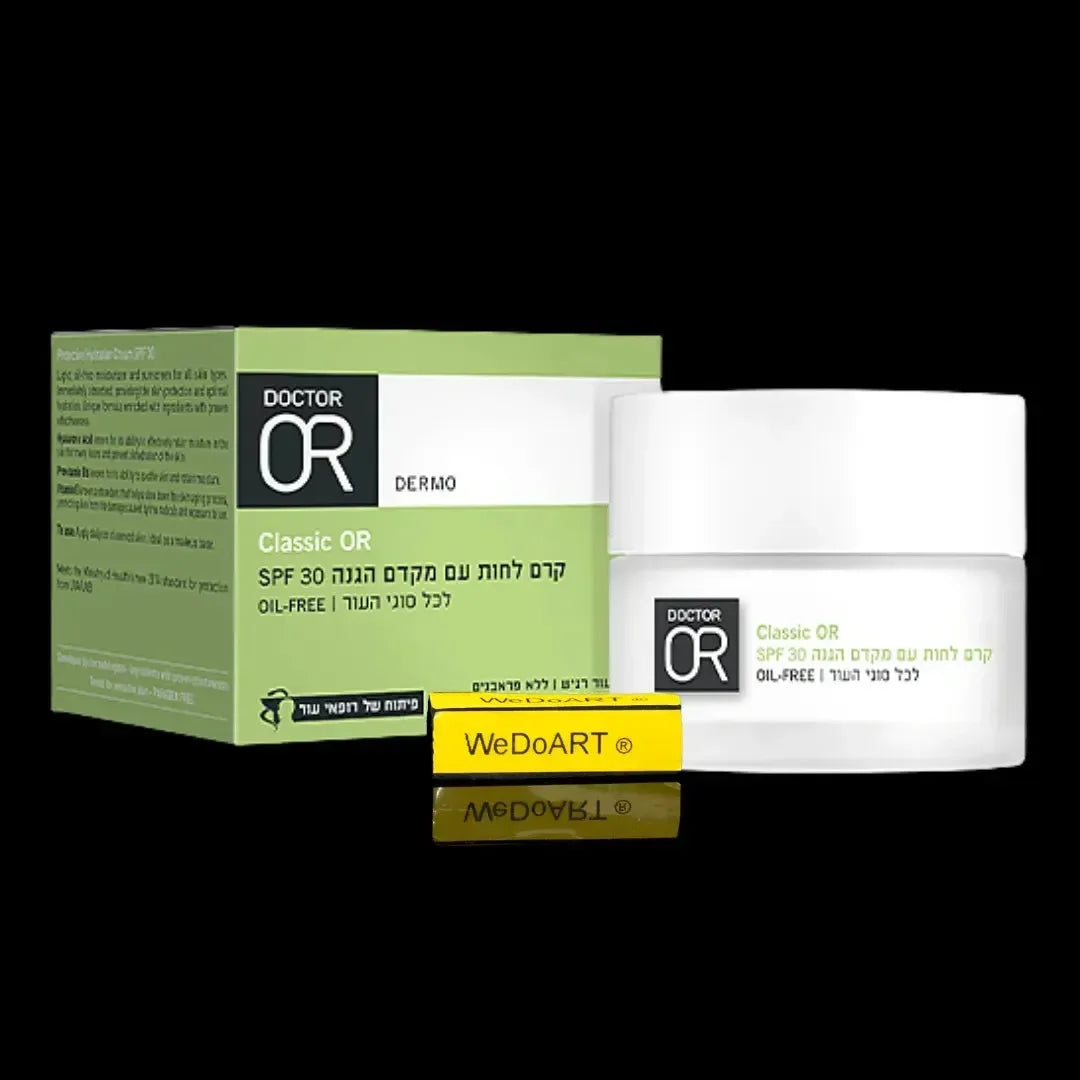 Doctor OR Classic-OR Moisturizer with SPF30 50 ml jar, front view.