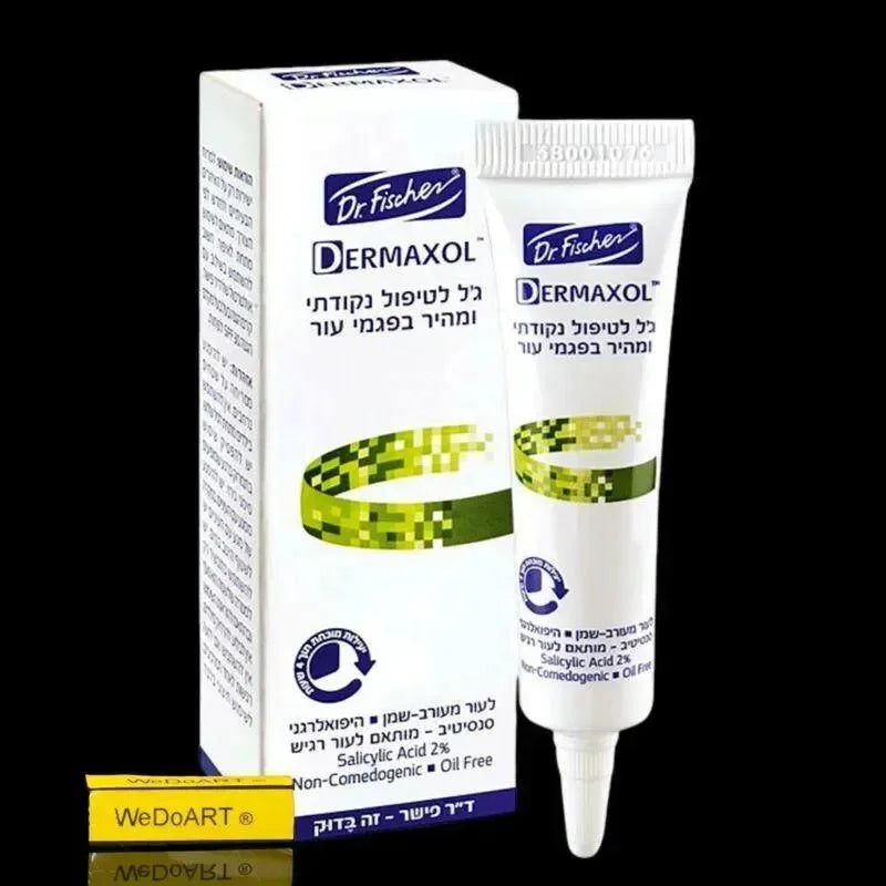 Dr. Fischer Dermaxol On-the-Spot clear spot gel 15 ml product pack