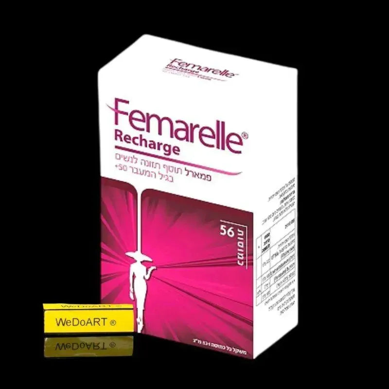 Femarelle Recharge 56 capsules - Dietary supplement for women aged 50+ Teva