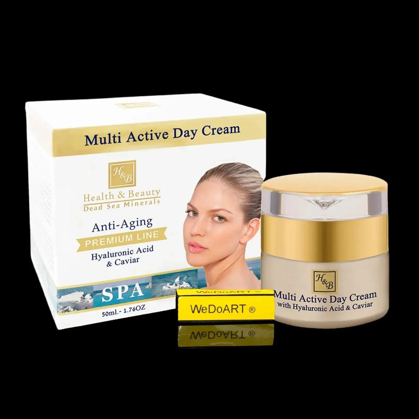H&B Multi Active Day Cream Hyaluronic Acid & Caviar 50ml/1.76oz Health & Beauty Dead Sea Minerals