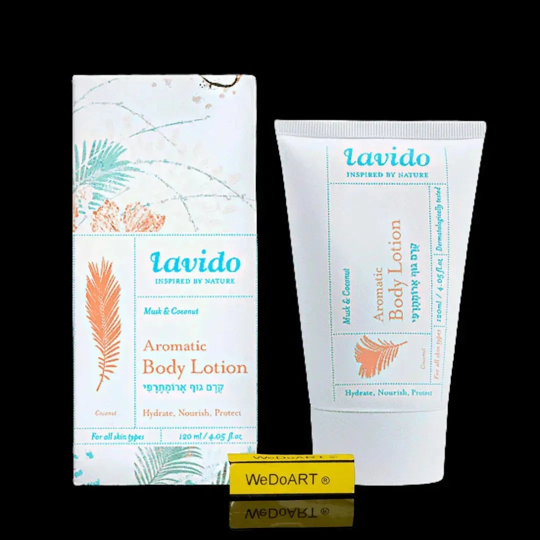 LAVIDO MUSK & COCONUT Aromatic Body Lotion 120ml / 4.06Fl.oz LAVIDO Organic Cosmetics
