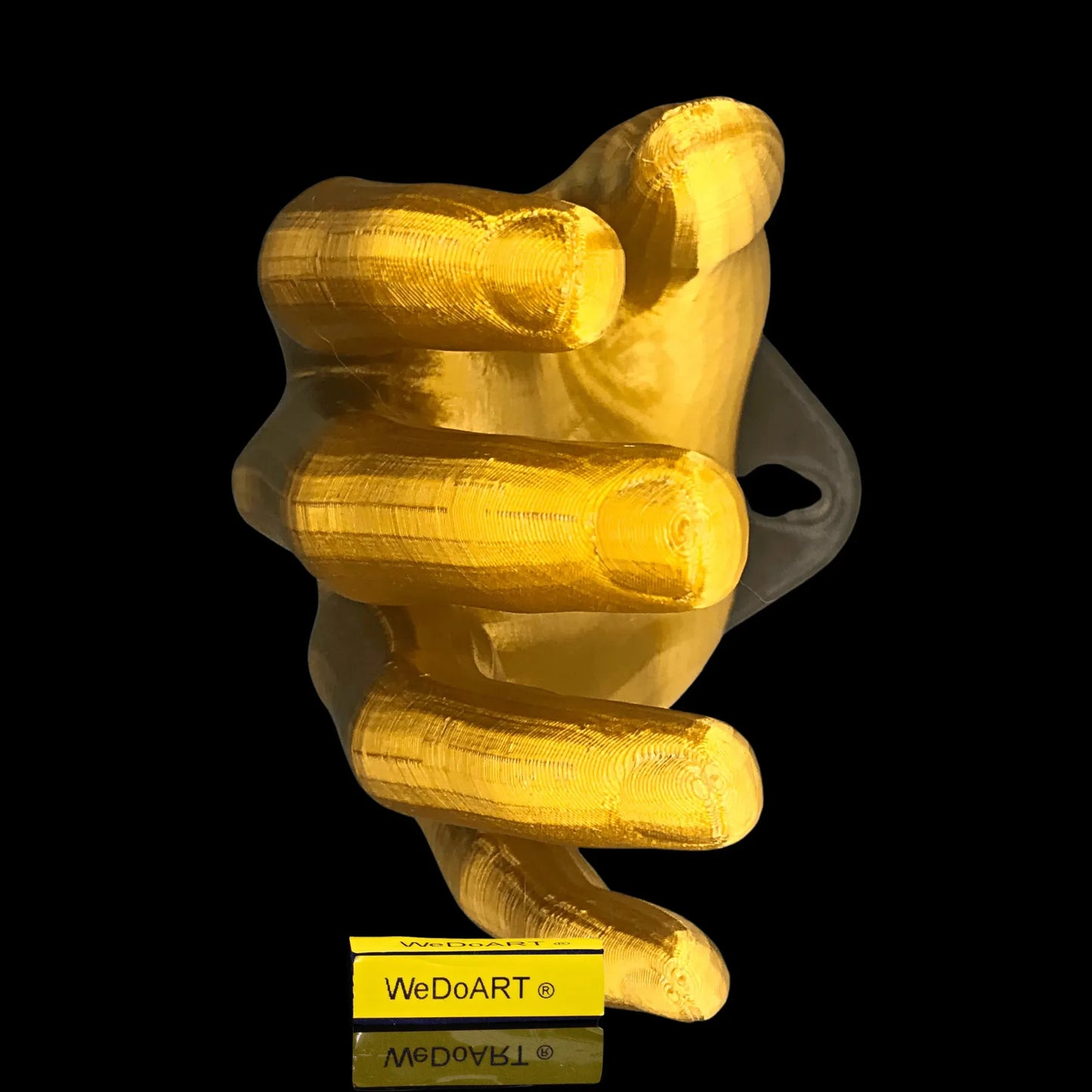 Life -size Golden Grabbing Hand Wall Hook Hanger 7"- 17.8 cm WEDOART-IL