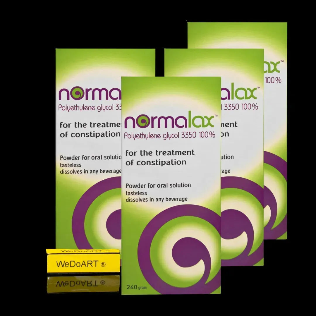 LOT 4 Bottles Normalax Polyethylene Glycol 3350 100% 4x 240gr. TARO