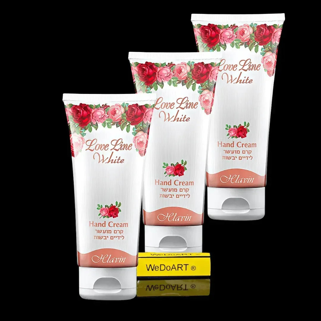 Love Line White-Enriched cream for dry hands 3 x 100 ml HLAVIN