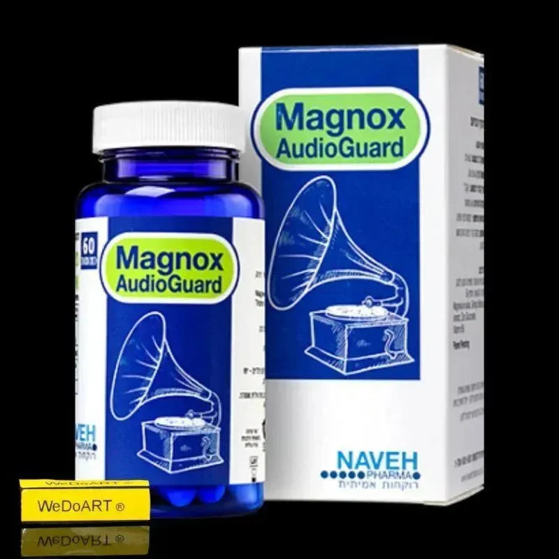Magnox AUDIOGUARD 60 capsules-PREVENT OF HEAR LOSS, TINNITUS EAR RELIEF NavePharma