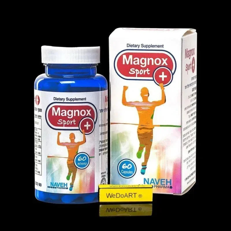 Magnox Sport -60 Capsules to fulfill the needs of athletes x3.5 Absorption NavePharma