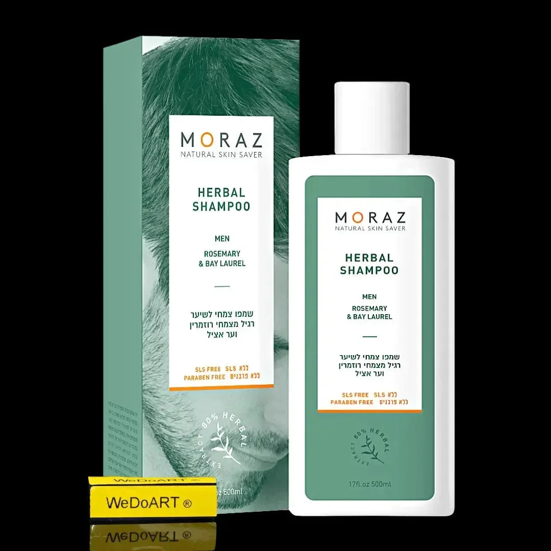 Men Herbal Shampoo Rosemary & Bay Laurel 500 ml MoraZ