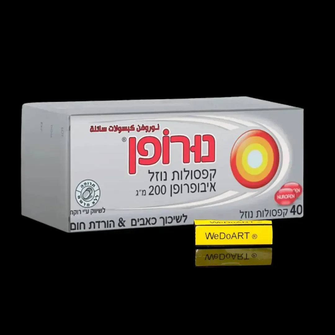 NUROFEN LIQUID GEL 200mg 40 caps RECKITT BENCKISER HEALTHCARE