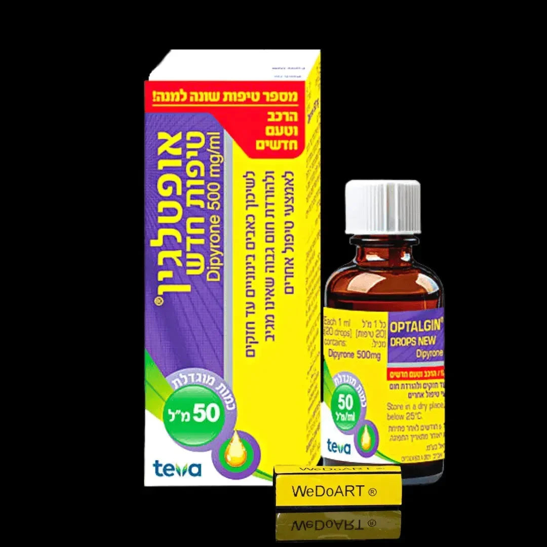 OPTALGIN DIPYRONE drops 500mg 50 ml Teva