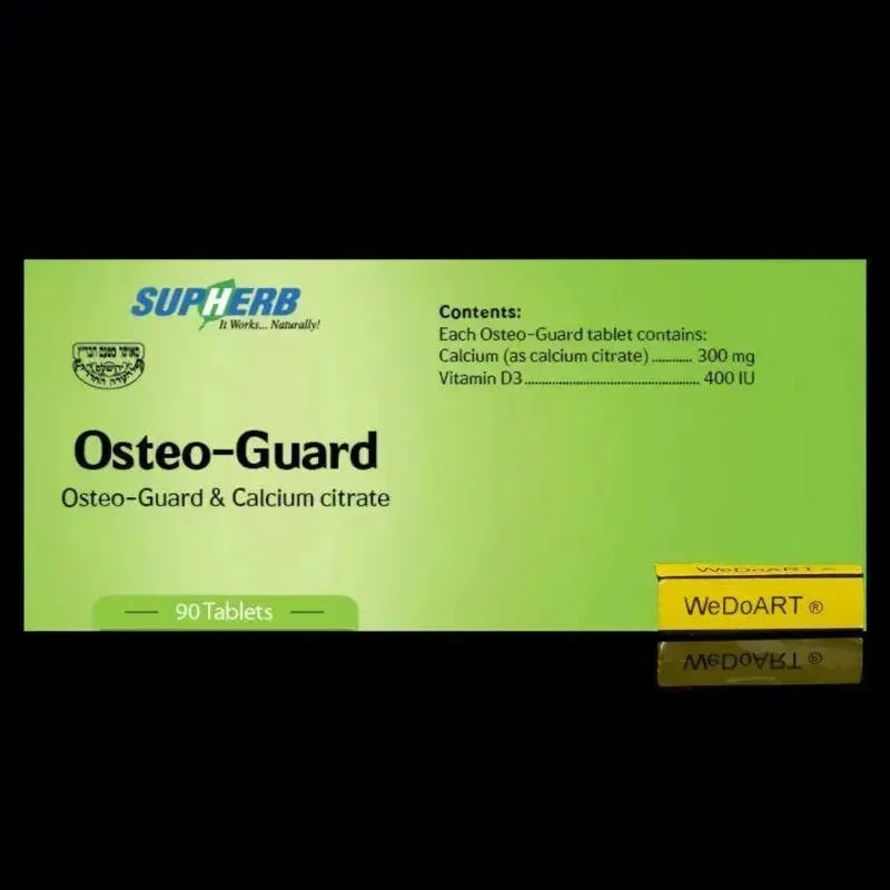 Osteo-Guard Calcium Citrate with Vitamin D-400 90 Tabs SupHERB