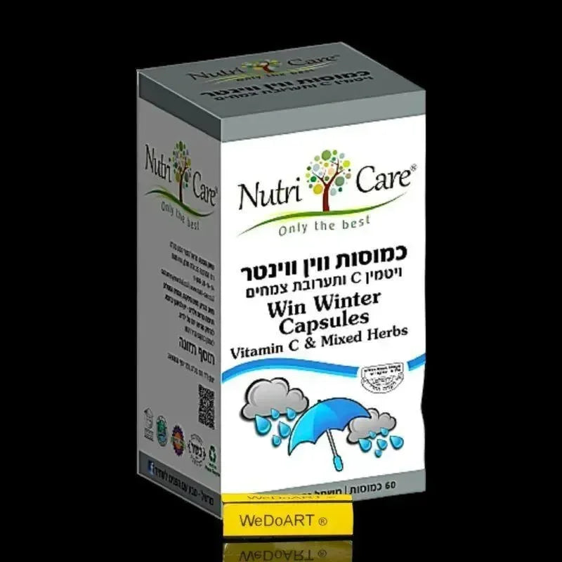 Win Winter 60 Capsules Immune System Vitamin C & Mixed Herbs Nutri Care