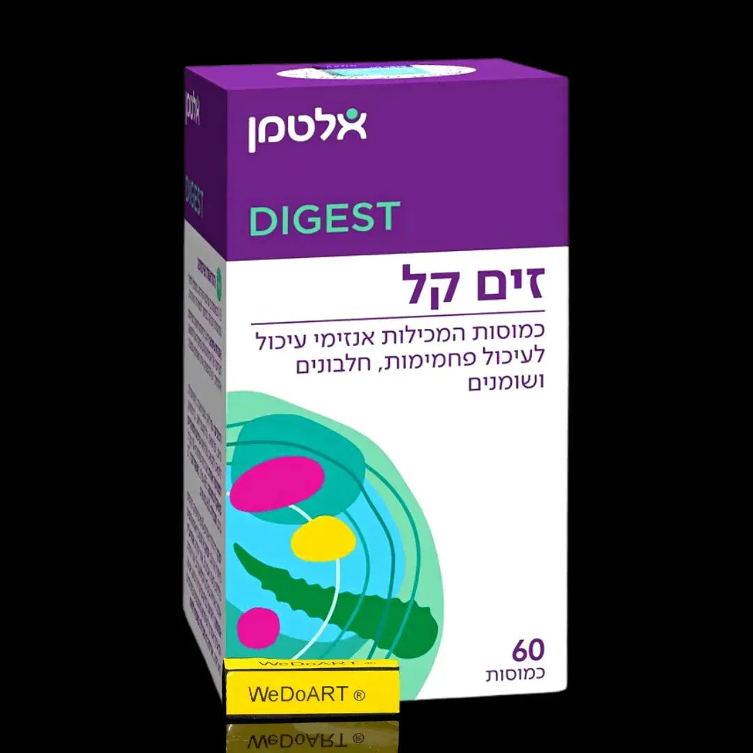 Zym Kal Enzymes for digesting 60 Capsules Altman