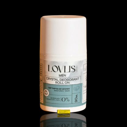 LOVLIS - Crystal Stone Roll-On Deodorant - Men's Fragrance 90 ml