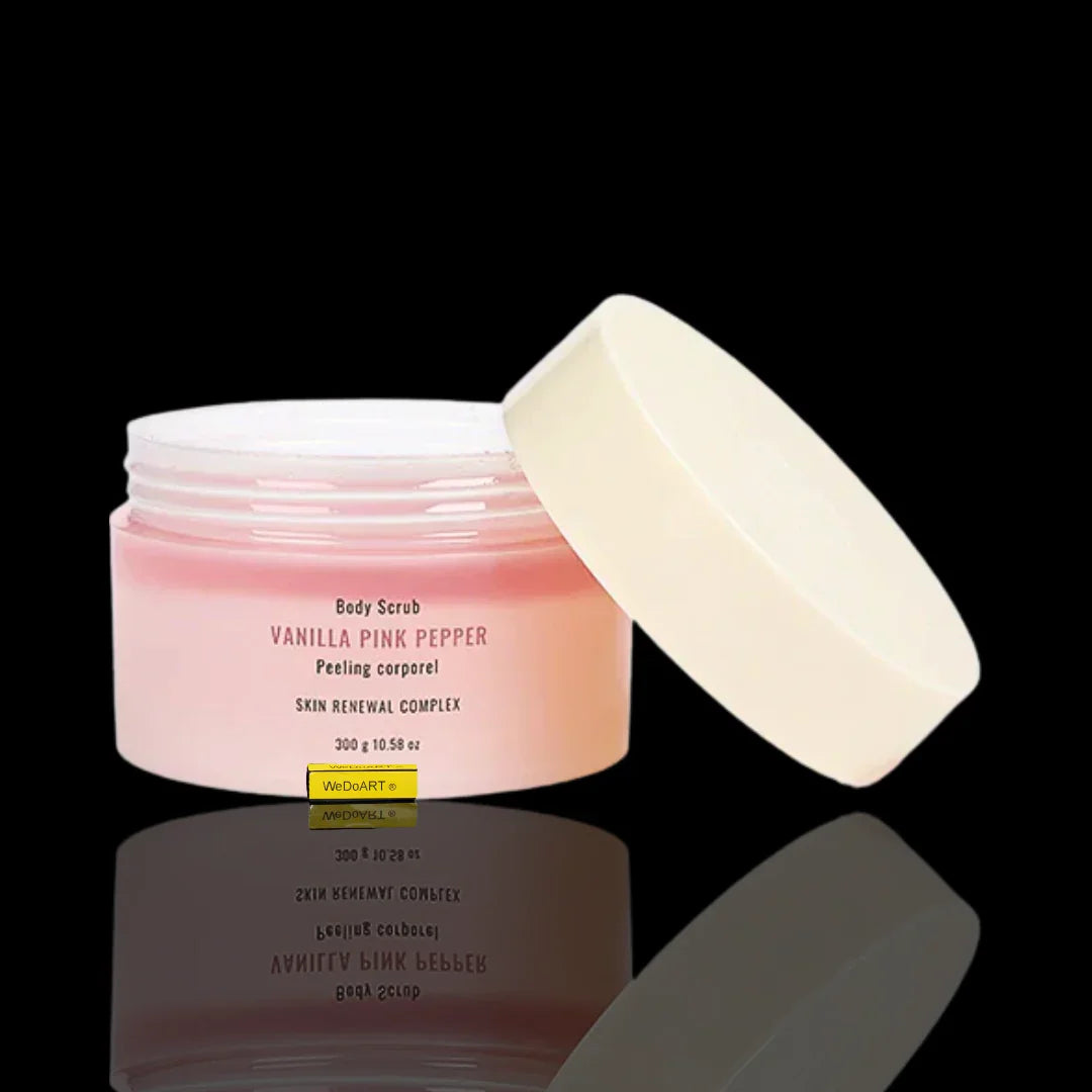 LALINE- Vanilla Pink Pepper Body Scrub Peeling Cream – 300 grams LALINE