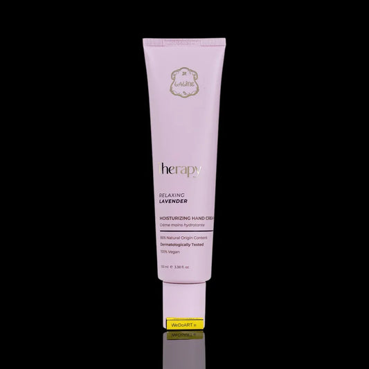 Therapy Relaxing Lavender Moisturizing Hand Cream in a light purple tube